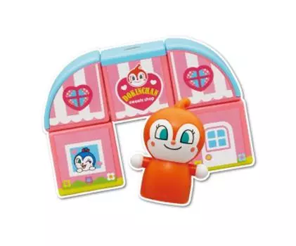 Anpanman Snap с магнитом Inspiration cube Набор для магазина сладостей Докин-тян