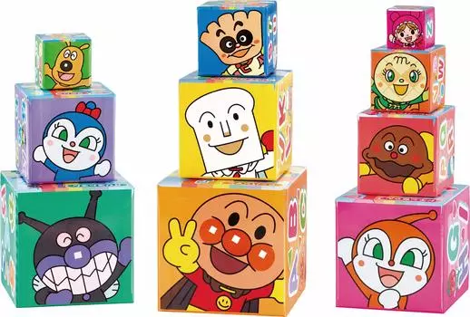 Anpanman Suji и ABC тоже Aiueo куб с гениальным мозгом