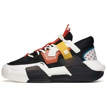 Anta Badass 3.0 нескользящие износостойкие низкие кроссовки мужские кроссовки черные белые оранжевые 112218084-2 41