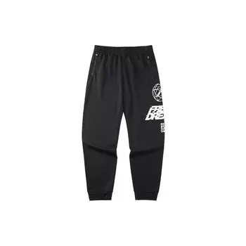 Anta Basketball Series Повседневные спортивные штаны для бега с принтом Мужские штаны Черные 152221305-3 L