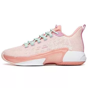 Anta Баскетбольные кроссовки Attack 3 Shock Absorbing Non-Slip Wear-Stick с низким верхом, мужские кроссовки Pink 112131609-3 40