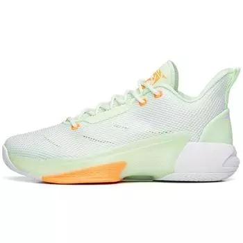 Anta Баскетбольные кроссовки Attack 4 Durable Rebound Mid-Top мужские кроссовки белые зеленые оранжевые 112231603-1 43