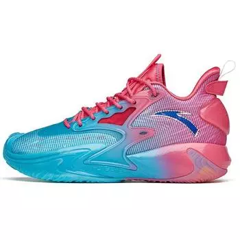 Anta Баскетбольные кроссовки Crazy Tide 3 Pro Nitrogen Technology Neon Mid-Top мужские кроссовки фиолетово-красные 112141651S-2 40
