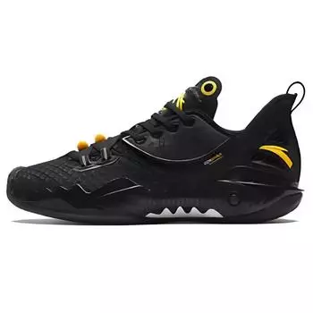 Anta Crazy Tide 5 Амортизирующие Дышащие Низкие Баскетбольные Кроссовки Мужские кроссовки Черные 112411106-9 39