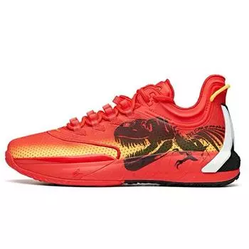 Anta Баскетбольные кроссовки GH1 Hayward Low Jurassic Park Color Block мужские красные желтые 112031103-7 42
