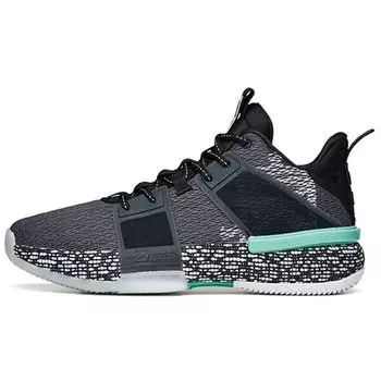 Anta Баскетбольные кроссовки Impact 1 KT Thompson Durable Non-Slip Low-Top мужские кроссовки Black Gray 112131605-2 44.5