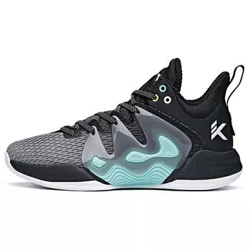 Anta Баскетбольные кроссовки Jianshan 1 KT Thompson Durable Non-Slip Low-Top мужские кроссовки Black Gray 112121601-3 44.5