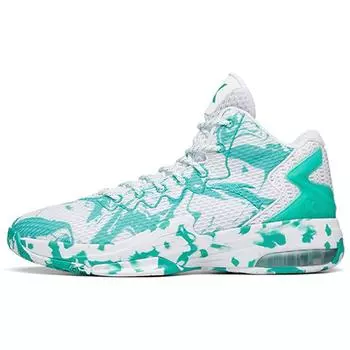 Anta Баскетбольные кроссовки KT3 Thompson 3 Durable Non-Slip Mid-Top мужские кроссовки Green White 11741105-16 42