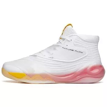 Anta Баскетбольные кроссовки KT6 Star Mark High-Top мужские кроссовки белые желтые красные 112131101A-2 43
