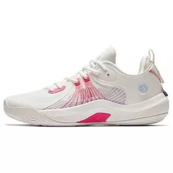 Anta Баскетбольные кроссовки KT Campus Shock Absorbing Non-Slip Low-Top мужские кроссовки Белый Розовый 112421607-1 44