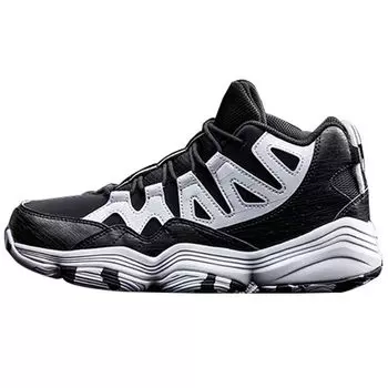 Anta Баскетбольные кроссовки Performance Anti-Slip Durable Mid Top мужские кроссовки черные белые 11741260-3 40