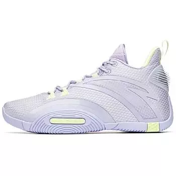 Anta Баскетбольные кроссовки UFO 3 Durable Low-Top мужские кроссовки фиолетово-зеленые 112111602-5 44.5