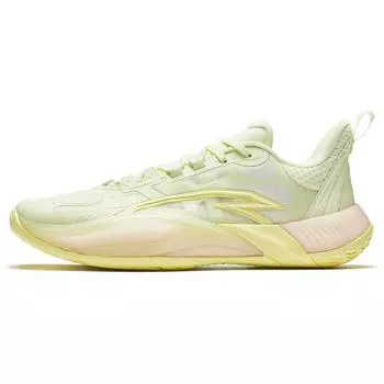 Anta Баскетбольные кроссовки Bubble Bounce 2 Honeydew с амортизацией, прочные, низкие, мужские, желто-зеленые 912421608Q-1 44.5