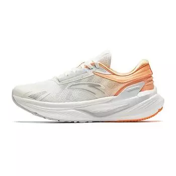 Anta CC Nitrogen Technology Professional Cushioning Breathable Low-Top Running Shoes женские кроссовки Белый Оранжевый 922415551-4 36.5