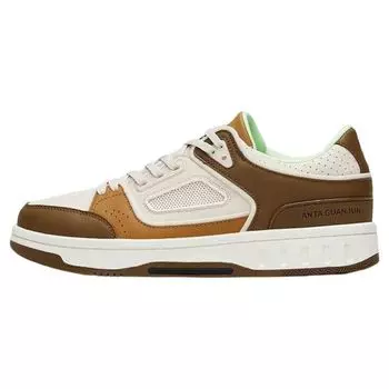 Anta Champion All-Weather Series нескользящие амортизирующие низкие кроссовки мужские кроссовки коричневые желтые белые 112318011A-3 41