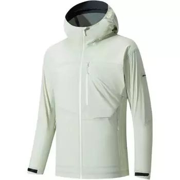 Anta Champion Outdoor Series Однотонная ветровка с капюшоном на молнии, универсальная, повседневная, мужская верхняя одежда, гусино-желтая 152530624-4 L