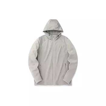 Anta Champion Series однотонная трикотажная спортивная куртка с капюшоном мужские куртки черные 152310706-4 XL