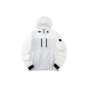 Anta Champion Sports Culture Series однотонная тканая повседневная куртка с капюшоном мужские куртки белые 152220623-3 XXL