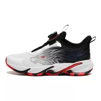 Anta Детские кроссовки Red Flame Sports с нескользящей подошвой, амортизирующие, износостойкие, с низким верхом, детские кроссовки белого и черного цвета 312315511-1 34