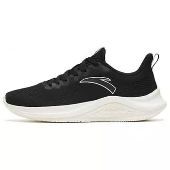 Anta Flyknit легкие нескользящие прочные низкие кроссовки женские кроссовки черные белые 922315582-1 36