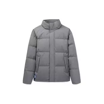 Anta FW22 Теплая хлопковая куртка с воротником-стойкой, спортивная стеганая мужская куртка цвета темного хаки 952238912-2 S
