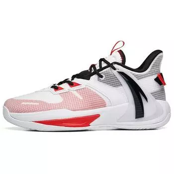Anta Jump 2.0 GH нескользящие прочные низкие баскетбольные кроссовки мужские кроссовки белые красные черные 112231606-4 42.5