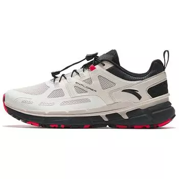 Anta Jumping Ridge удобные универсальные прочные дышащие кроссовки с низким верхом мужские кроссовки белые черные 112418860S-1 40