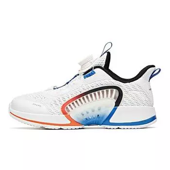 Anta Кроссовки для бега Stubborn Bounce Technology с низким верхом и нескользящей подошвой, детские, белые, синие, оранжевые 312125516-1 33