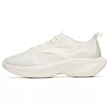 Anta Кроссовки Leaf 1.0 Comfortable Low-Toop Running Shoes Women Sneakers Ivory-White 922125520-5 36.5
