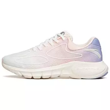 Anta Кроссовки Running Series Mesh Comfortable Low-Go для женщин, кроссовки Ivory-White 122135555-5 36.5