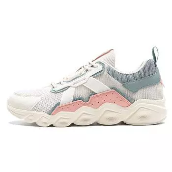 Anta Кроссовки Running Series Sports с нескользящей подошвой и износостойкостью для женщин, белые, розовые, зеленые 122025529R-1 37.5
