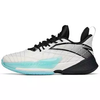 Anta Легкие кроссовки Crazy 3 Shock Absorbing Non-Slip Durable Low-Top Basketball Shoes Men Sneakers White Black Blue 112221608-2 44.5