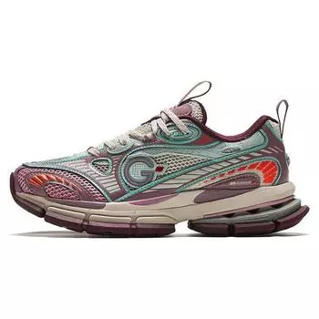 Anta Легкие удобные нескользящие кроссовки Champion All-Weather Series с низким верхом, женские кроссовки для бега, сиреневые 122348805A-3 37.5