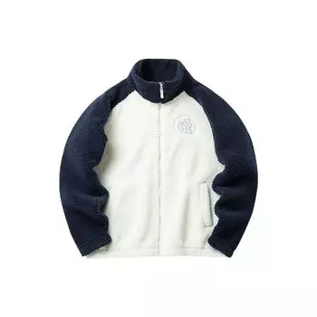 Anta Life Series Утолщенная флисовая спортивная повседневная куртка Мужские куртки на утином пуху-белые 152148710-1 XXL