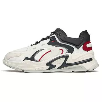 Anta Lifestyle Series амортизирующие износостойкие низкие повседневные туфли мужские повседневные туфли белые красные черные 112148890-8 40.5