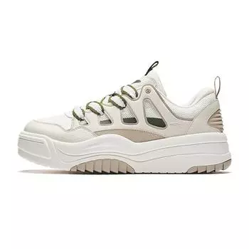 Anta Кроссовки Lifestyle Series с нескользящей износостойкой подошвой для скейтбординга, мужские бежевые 112438029-1 40