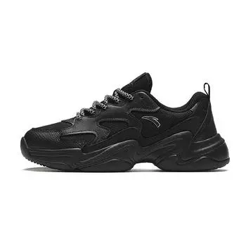 Anta Lifestyle Series Удобные прочные повседневные туфли с низким верхом Женские кроссовки Черные 922348822-4 37.5