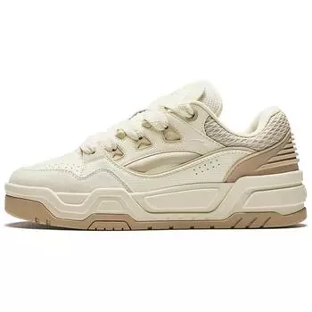 Anta Micro Sugar 2 Classic Trendy Non-Slip Lightweight Low-Top Скейтерские Кроссовки Мужские Кроссовки Бежевый 912448088-1 39