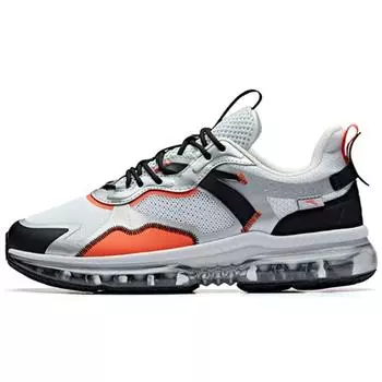 Anta Nasa X Seeed противоскользящие прочные низкие повседневные туфли мужские туфли серебристо-белые 91945513-4 42.5