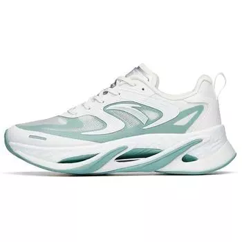 Anta Not Stop Pro Shock Absorbing Нескользящие износостойкие низкие кроссовки для бега мужские кроссовки белые зеленые 112225596-3 40