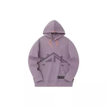 Толстовка Anta Solid Color Hooded Sweatshirt Men Sweatshirts Dusty-Purple 152331729-2 L