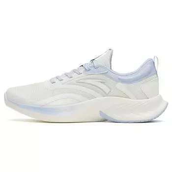 Anta Poison Spike SE повседневные кроссовки из искусственной кожи с нескользящей износостойкой дышащей тканью и низким верхом для бега женские кроссовки белого и синего цвета 922315585-1 36