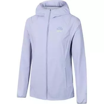 Anta Серия Running, тканая спортивная ветровка с капюшоном на молнии с длинным рукавом, женская верхняя одежда, цвет Cloud-Soft-Purple 162435607-1 M
