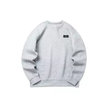 Anta Серия Training Logo Solid Color Круглый вырез Толстовка Мужская Толстовка Серый 152217723-4 M