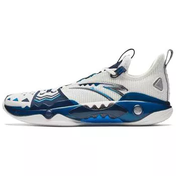 Мужские кроссовки Anta Shock Wave 5 Pro Kyrie Irving Dallas белые синие 112421111S-5 39