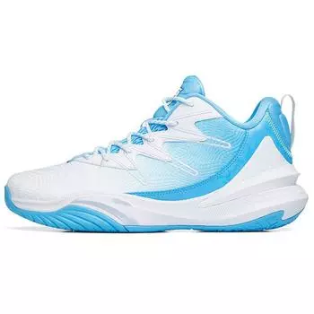 Anta Speed Decision 5 Professional Амортизирующие Противоскользящие Износостойкие Дышащие Низкие Баскетбольные Кроссовки Мужские Кроссовки Белые Синие 112221625S-1 44.5