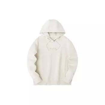 Anta Теплый свитер с капюшоном Training Series Lettered, женская толстовка Chalk-White 162417713-3 M
