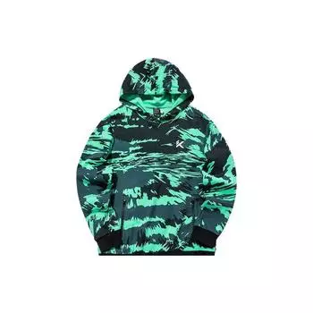 Anta Толстовка с капюшоном Thompson KT Basketball Series Casual Letter Print, мужская толстовка Fairy-Tale-Green 152141743-2 M
