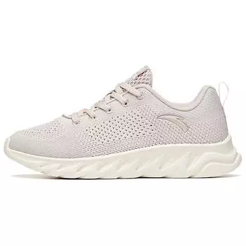 Anta Удобные кроссовки с низким верхом женские кроссовки Lotus-Gray White 122025579S-3 36