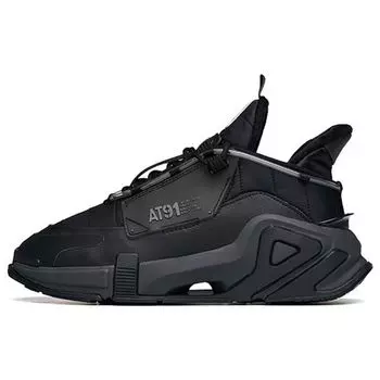 Anta Удобные нескользящие износостойкие теплые низкие мужские кроссовки Dad Shoes черные 112148950-2 41